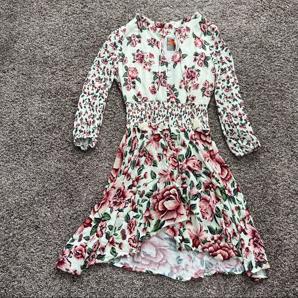 Anthropologie floral dress